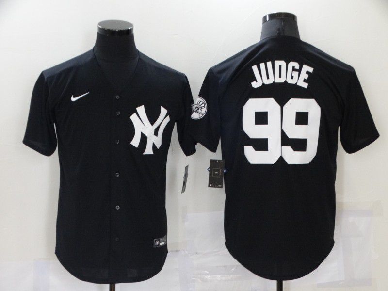 Cheap Men New York Yankees 99 Judge Black Throwback 2021 Nike MLB Jersey